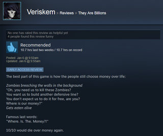 Illustration for article titled They Are Billions, As Told By Steam Reviews